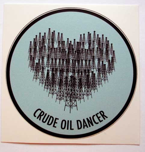 Crude Oil Dancer sticker