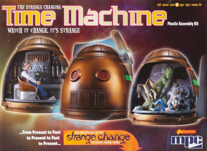 MPC Strange Change Time Machine 1/20 scale model kit Sealed