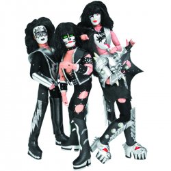Set of 4 Mego KISS Boxes for 12" Action Figures 