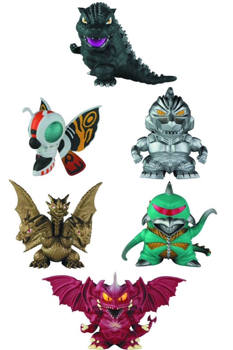 godzilla chibi figures