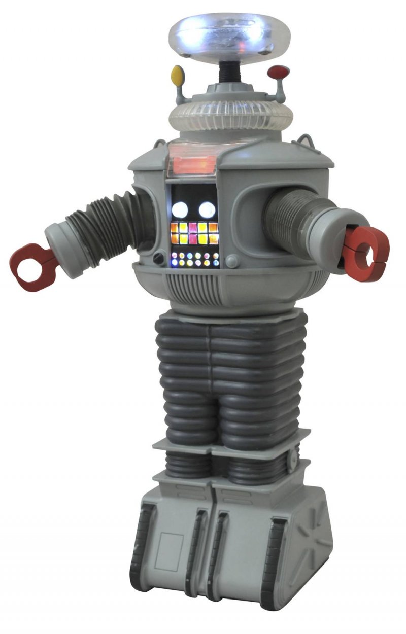 Diamond Select Toys Lost In Space B9 Talking Electronic Robot 11 NEW