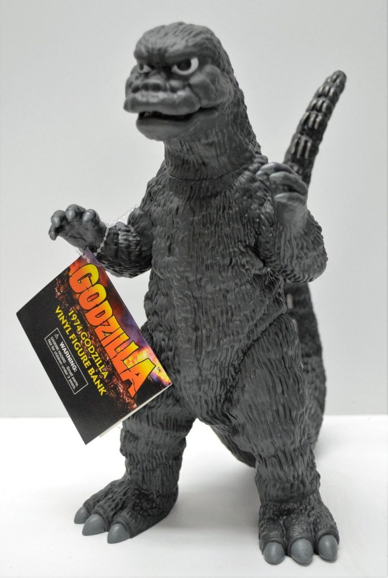 godzilla figural bank