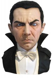Dracula Bela Lugosi PAINTED 1:1 scale 360 Series 15.5" Tall Bust DAMAGED BOX S 