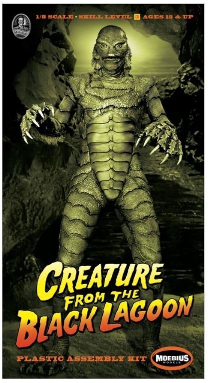 Moebius Creature From The Black Lagoon 1 8 Scale Model Kit New Version
