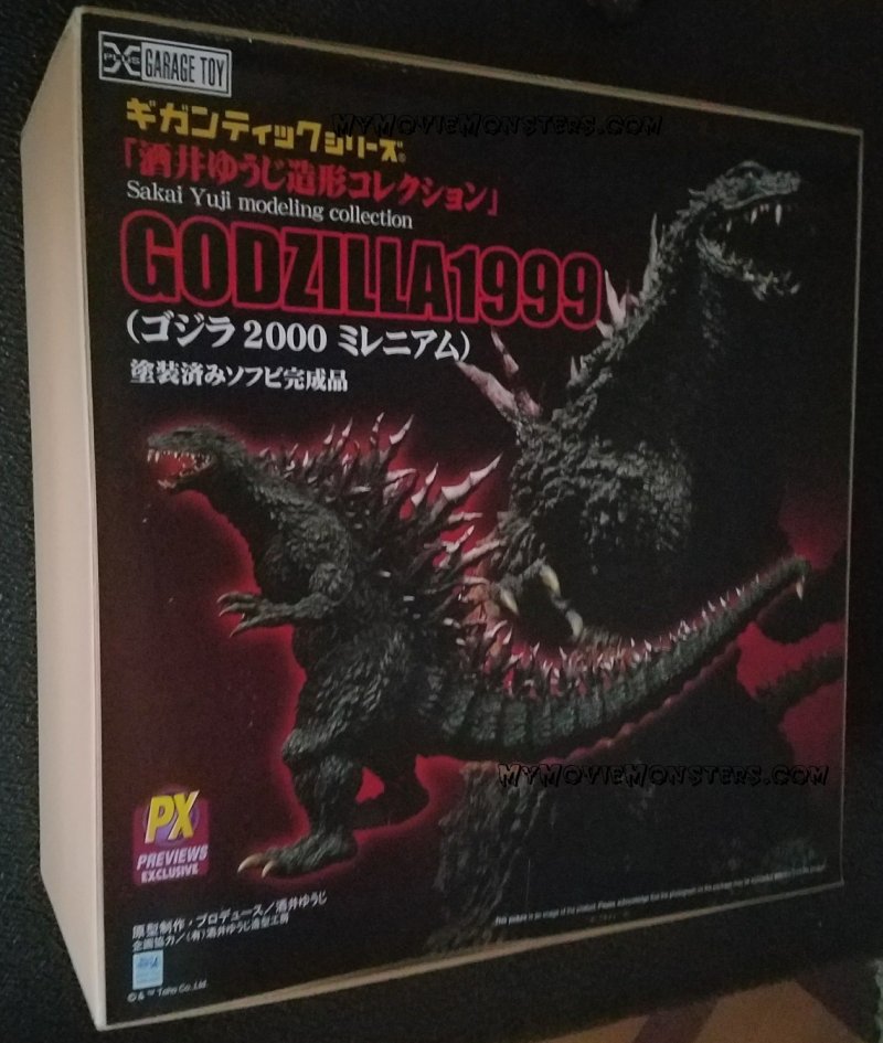XPlus Garage Toy 1999 Gigantic Godzilla Millennium Yuji Sakai 14" Plex PX fig