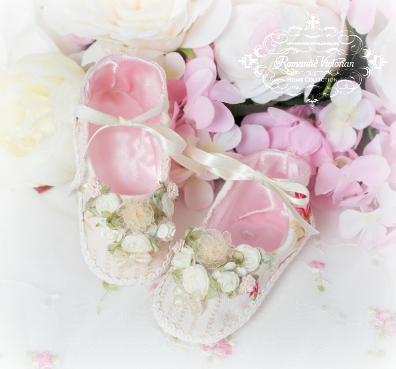 Image 1 of Tea Rose Baby Shoes