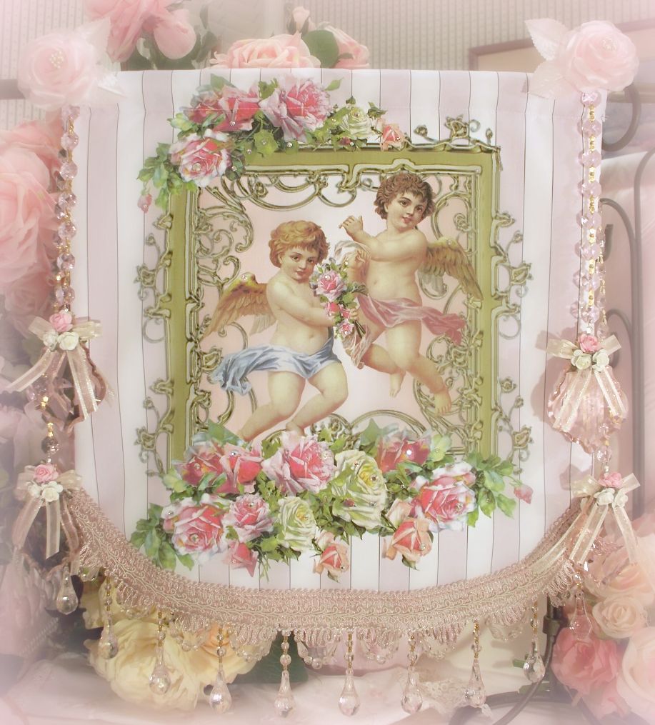 Cherubs with Roses