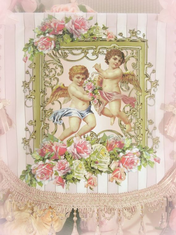 Cherubs with Roses