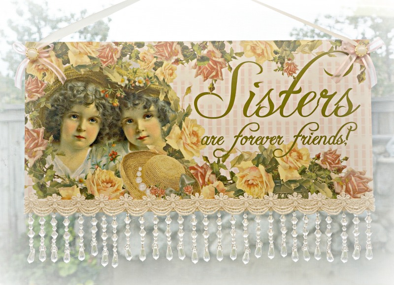 Image 0 of Sisters are Forever Friends Wall Sign