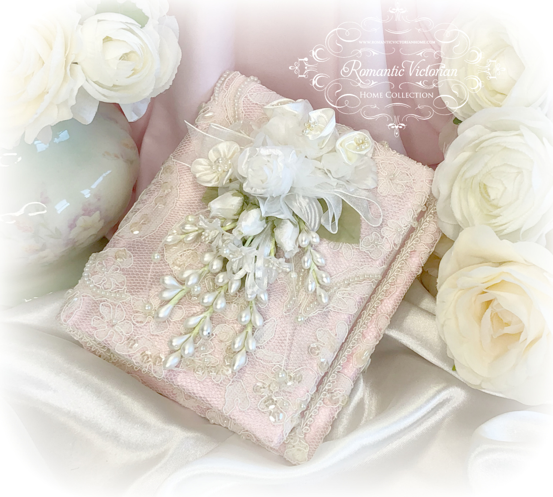 Image 0 of Small Vintage Pink Romantic Victorian Photo Album