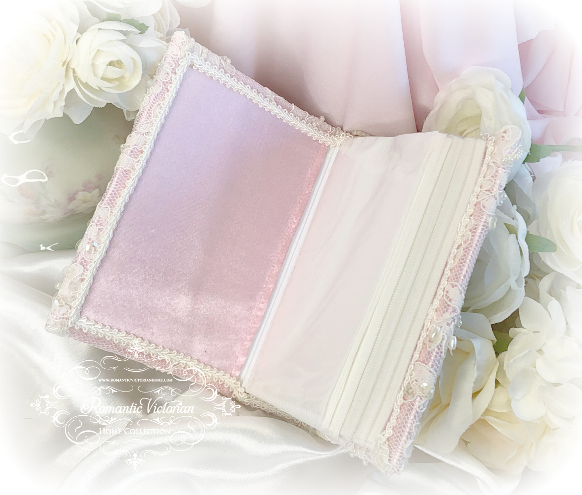 Image 2 of Small Vintage Pink Romantic Victorian Photo Album