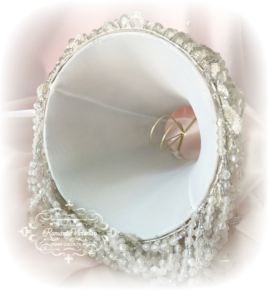 Image 5 of Blush Rose Pink Cherub Lamp Shade