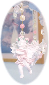 Image 2 of Large Cherub Chandelier Charms