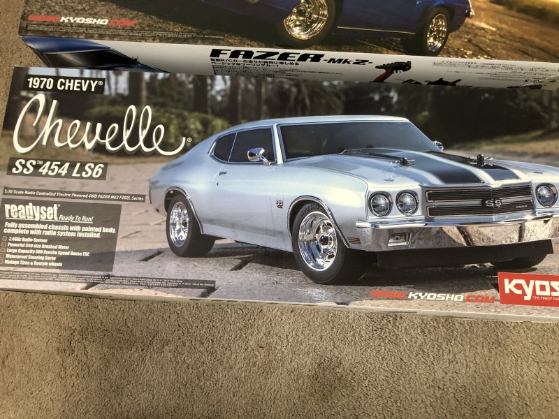 kyosho 1970 chevelle ss 454 ls6 fazer vei kyo34053t2b