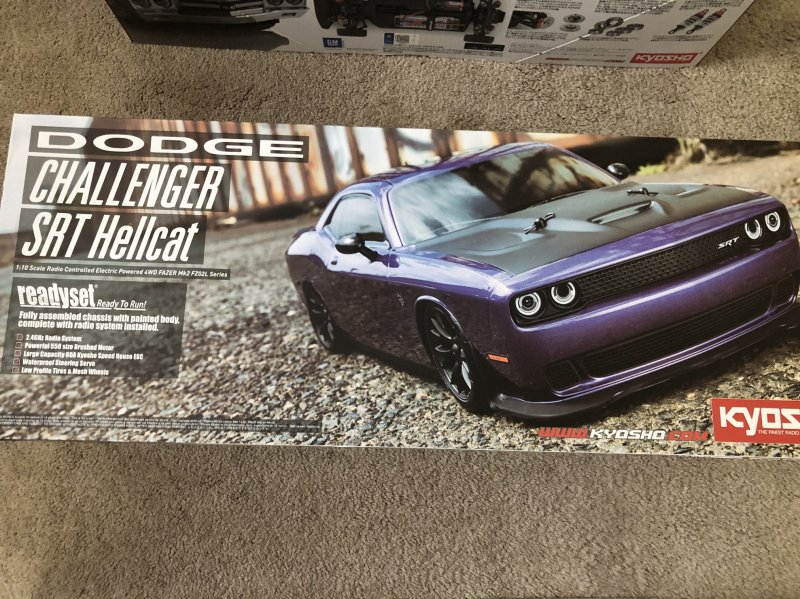kyosho dodge challenger hellcat