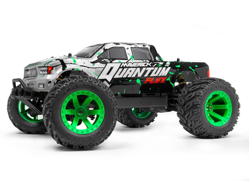 Image 1 of  HPI Quantum MT Flux Brushless 1/10 4WD Monster Truck, Ready To Run - Silver 