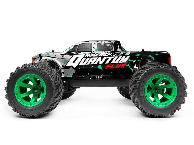 Image 2 of  HPI Quantum MT Flux Brushless 1/10 4WD Monster Truck, Ready To Run - Silver 
