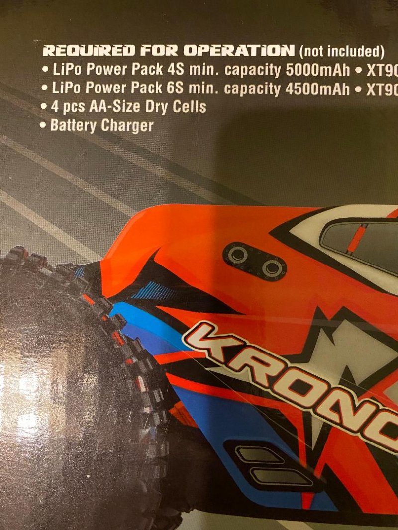 Image 3 of Corally 1/8 Kronos XP 4WD Monster Truck 6S Brushless RTR V2