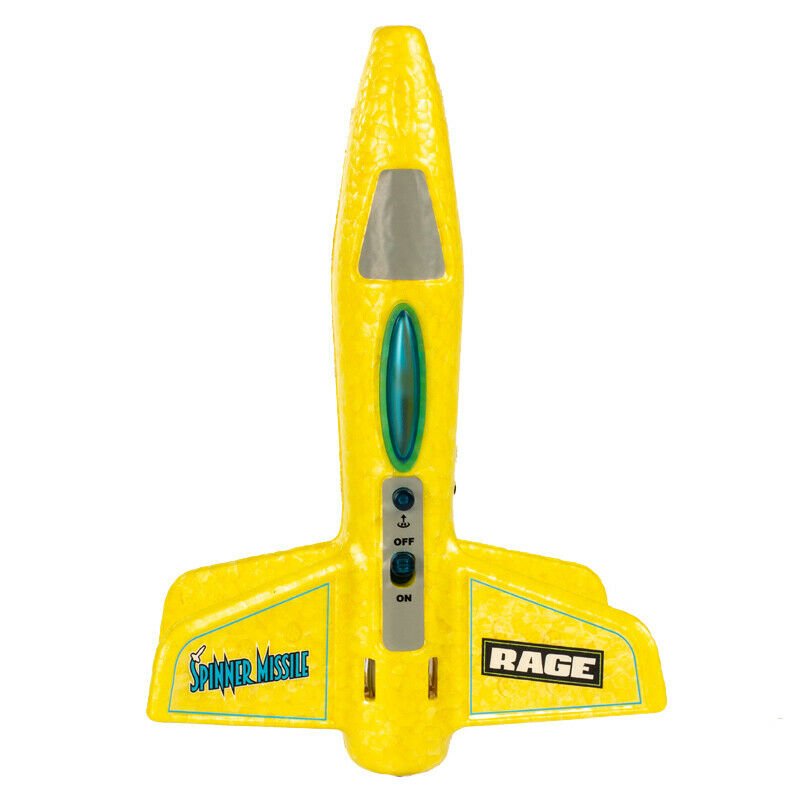 Image 0 of Rage Spinner Missile - Yellow Electric Free-Flight Rocket