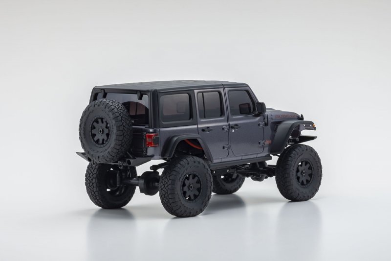 Image 1 of Mini-Z 4x4 Jeep Wrangler Unlimited Rubicon, Granite Crystal Metallic, Readyset
