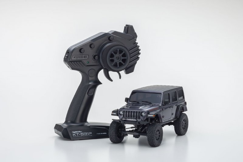 Image 4 of Mini-Z 4x4 Jeep Wrangler Unlimited Rubicon, Granite Crystal Metallic, Readyset