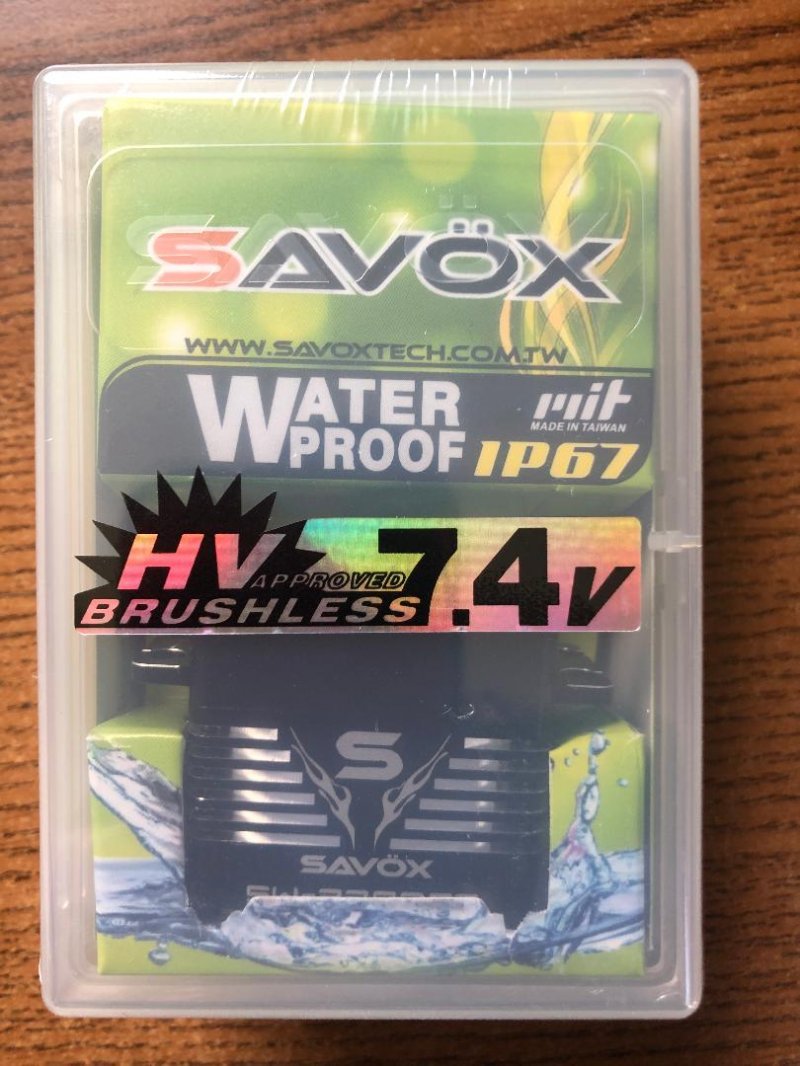 Image 0 of Savox 2290SG-BE Waterproof, HV, Brushless, Digital Servo 0.11sec / 972.1oz