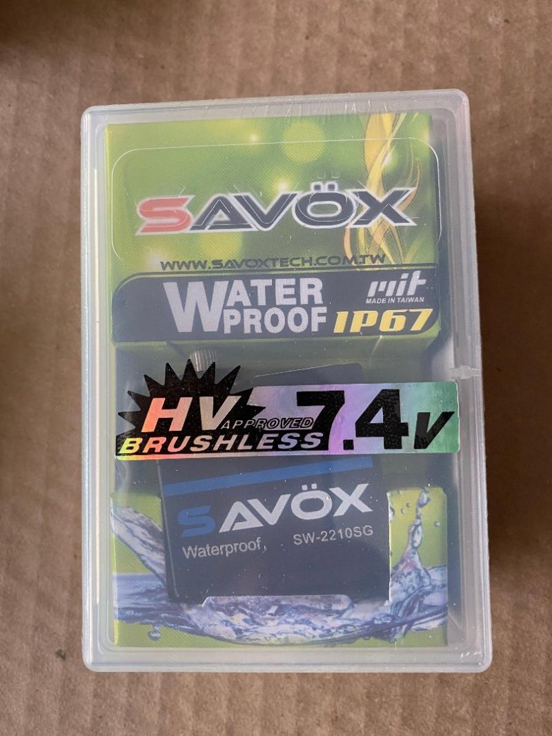 Image 0 of Savox 2210SG-BE Waterproof Premium, HV, Brushless, Digital Servo 0.11 /500
