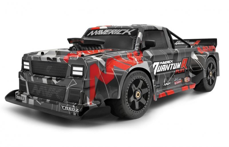 Image 4 of HPI Quantum R Flux 4S 1/8 4WD RTR Race Truck - Grey / Red
