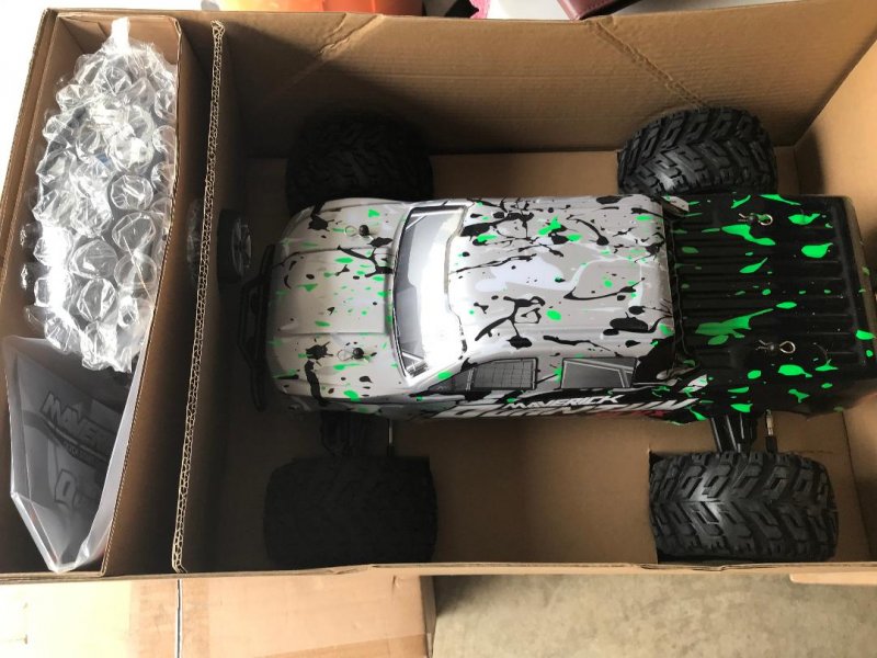 Image 5 of  HPI Quantum MT Flux Brushless 1/10 4WD Monster Truck, Ready To Run - Silver 