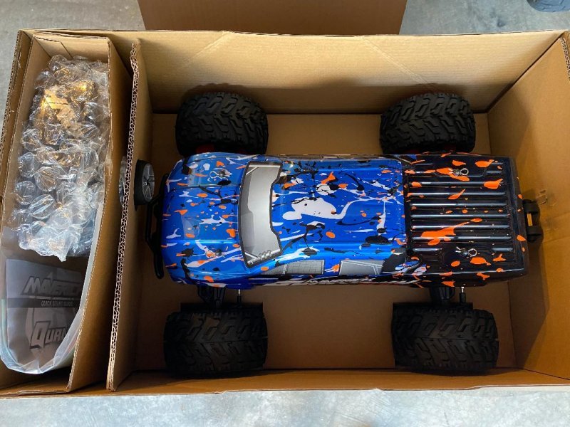 Image 3 of  HPI Quantum MT Flux 80A Brushless 1/10 4WD Monster Truck, Ready To Run - Blue