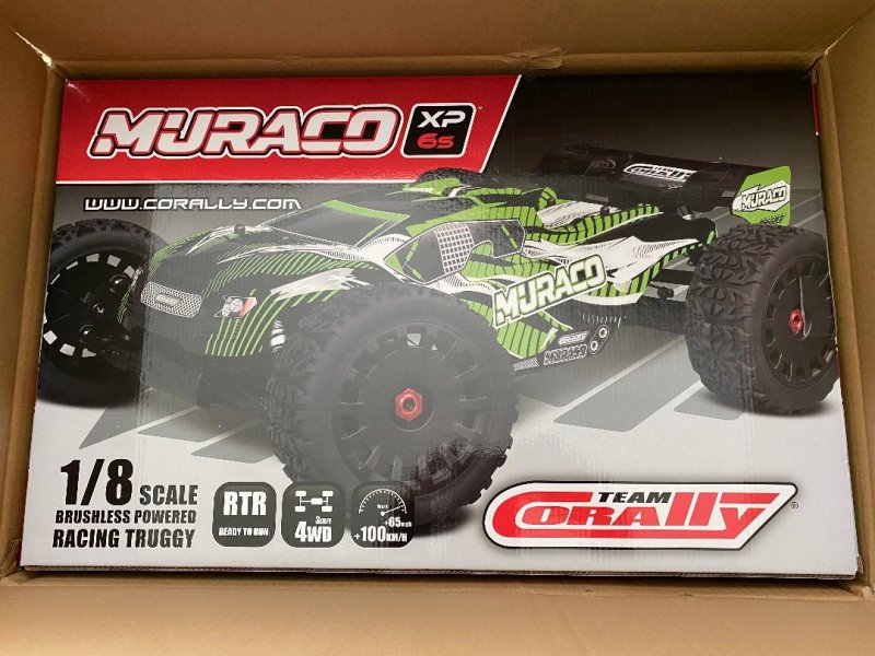 Image 0 of Corally Muraco XP 6S 1/8 Truggy LWB RTR Brushless Power 6S 