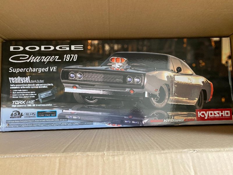 Image 5 of Kyosho 1/10 EP 4WD RTR Fazer Mk2 1970 Dodge Charger Super Charged VE Gray