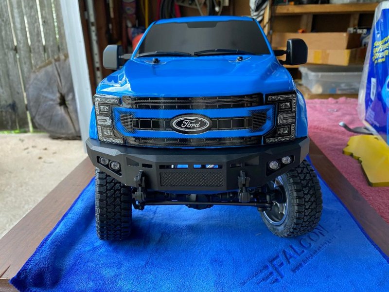 Image 2 of CEN Ford F250 1/10 4WD KG1 Edition Lifted Truck Daytona Blue - RTR