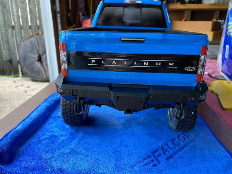 Image 3 of CEN Ford F250 1/10 4WD KG1 Edition Lifted Truck Daytona Blue - RTR