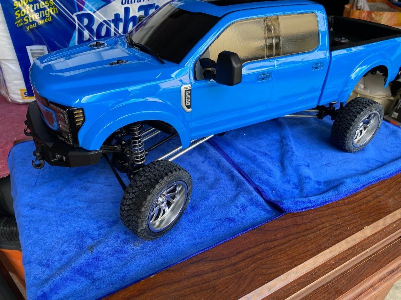 Image 0 of CEN Ford F250 1/10 4WD KG1 Edition Lifted Truck Daytona Blue - RTR
