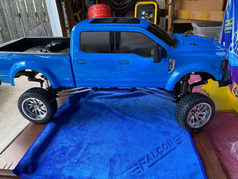 Image 1 of CEN Ford F250 1/10 4WD KG1 Edition Lifted Truck Daytona Blue - RTR