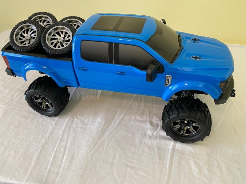 Image 0 of CEN Ford F250 1/10 4WD KG1 Edition Lifted Truck Daytona Blue - RTR 