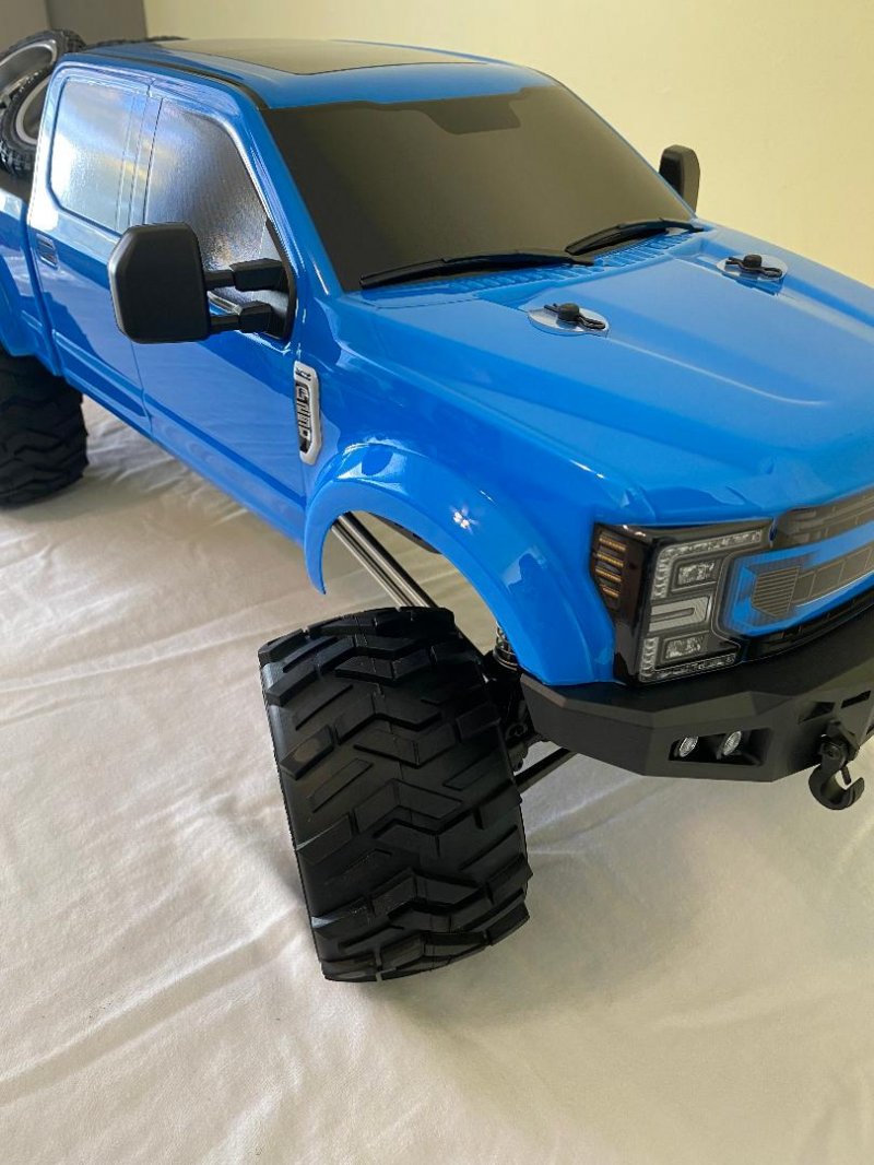 Image 1 of CEN Ford F250 1/10 4WD KG1 Edition Lifted Truck Daytona Blue - RTR 