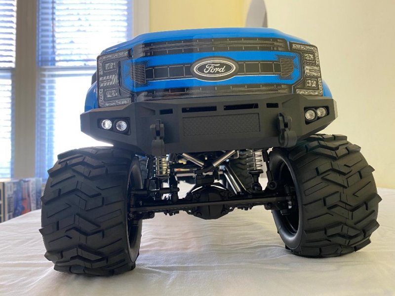 Image 2 of CEN Ford F250 1/10 4WD KG1 Edition Lifted Truck Daytona Blue - RTR 