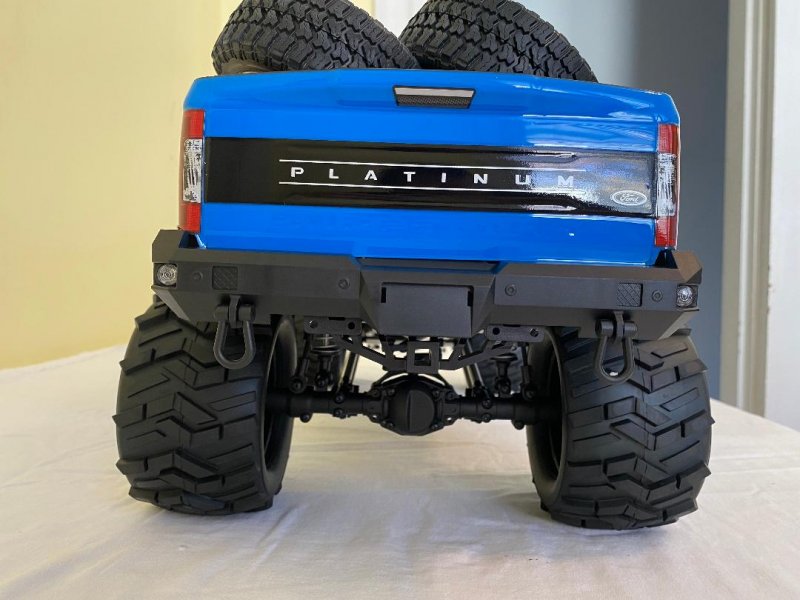 Image 5 of CEN Ford F250 1/10 4WD KG1 Edition Lifted Truck Daytona Blue - RTR 