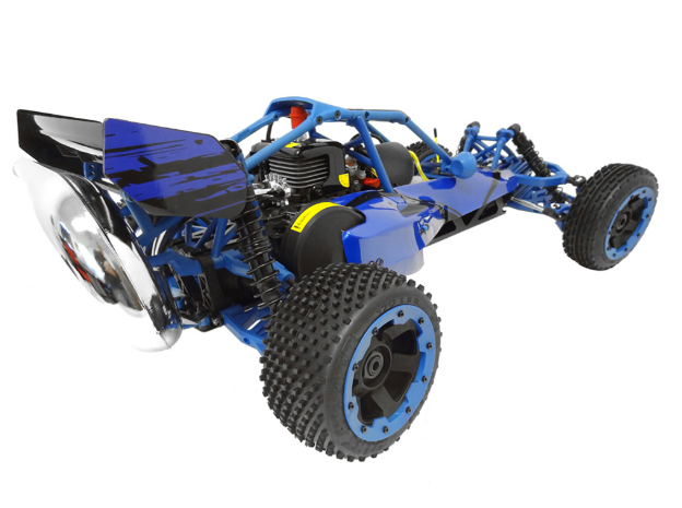 Image 5 of Rovan 1/5 Scale Ready To Run 305A 30.5cc Gas Buggy (nylon blue)
