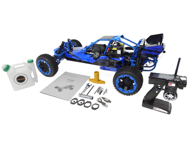 Image 11 of Rovan 1/5 Scale Ready To Run 305A 30.5cc Gas Buggy (nylon blue)