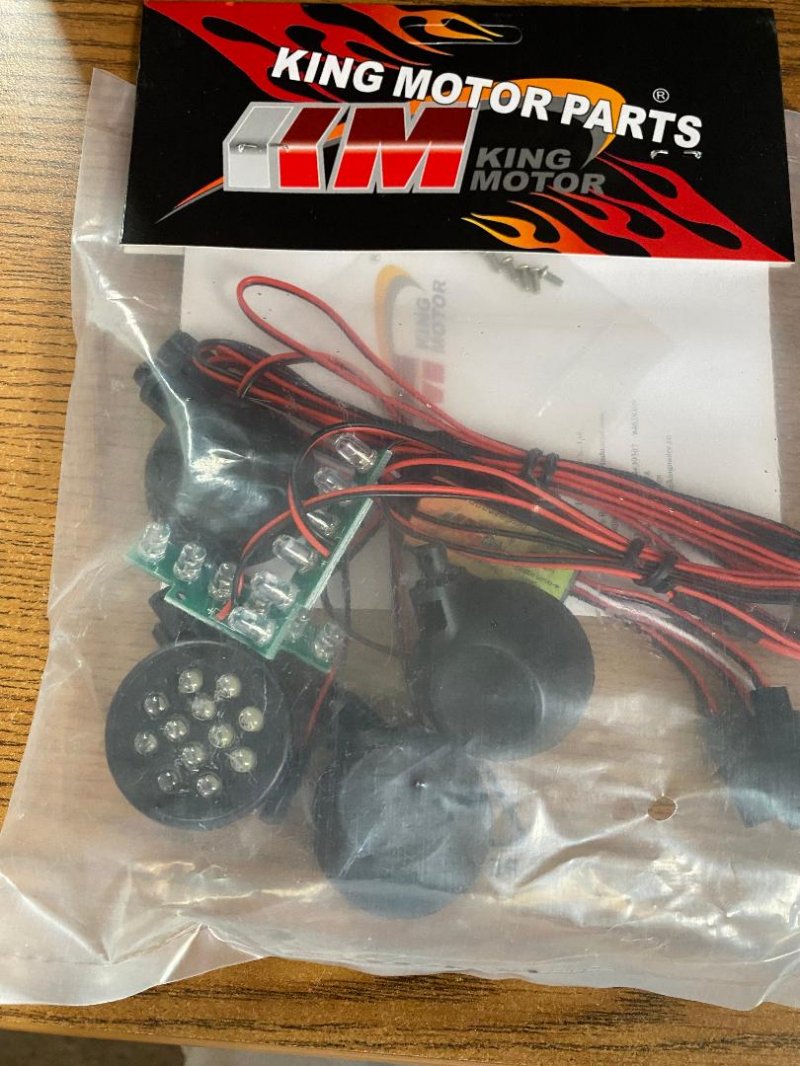 Image 0 of Baja 5T LED Truck Lights (set of 4) with Rear Tail Lights