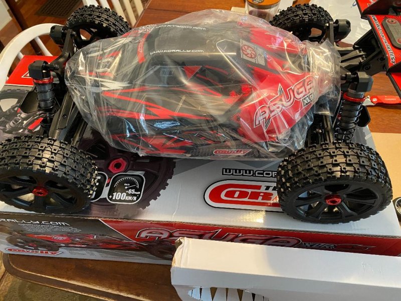 Image 0 of Corally Asuga XLR 6S RTR Racing Buggy - Red, Large Scale