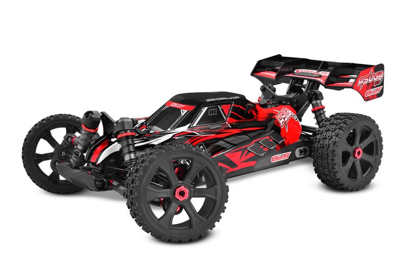 Image 5 of Corally Asuga XLR 6S RTR Racing Buggy - Red, Large Scale