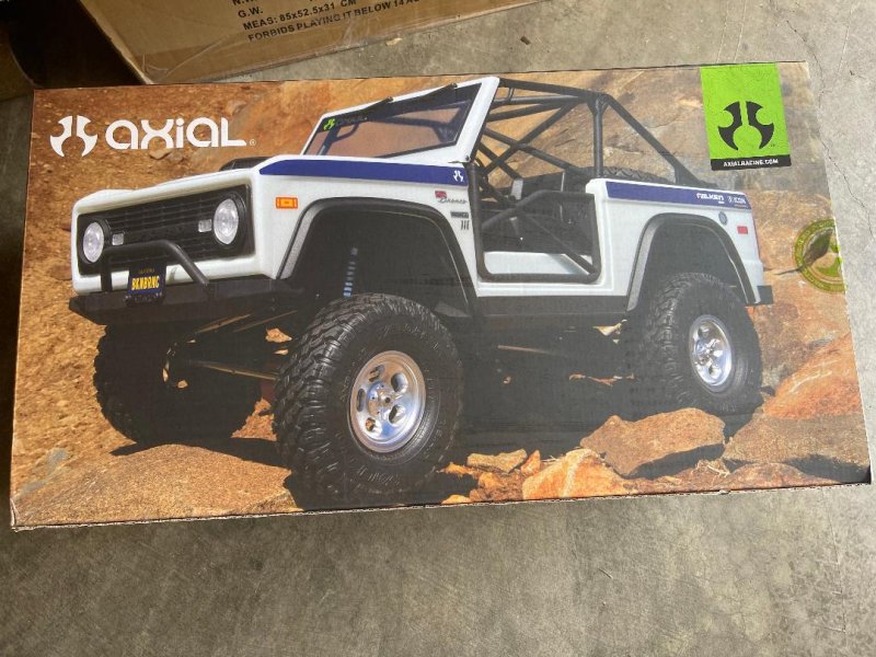 Image 0 of Axial SCX10 III Early Ford Bronco RTR 1/10 4WD Rock Crawler White AXI03014T2 New