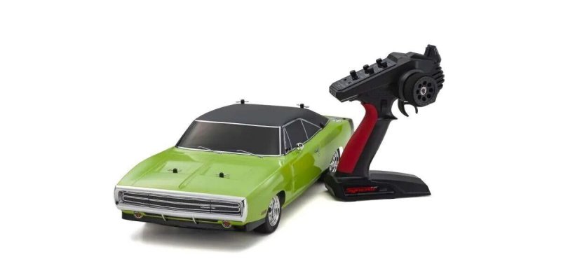 Image 3 of Kyosho 1/10 EP 4WD Fazer Mk2 FZ02L Readyset, 1970 Dodge Charger, Sublime Green