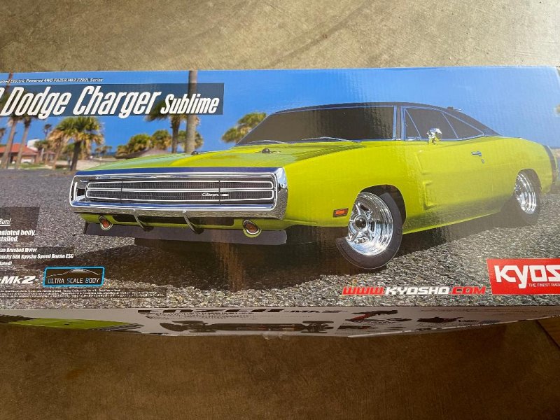 Image 0 of Kyosho 1/10 EP 4WD Fazer Mk2 FZ02L Readyset, 1970 Dodge Charger, Sublime Green