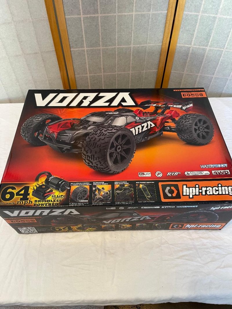 Image 2 of HPI Vorza Flux Truggy, 1/8 Scale 4WD RTR Brushless w/2.4GHz Radio System, Red