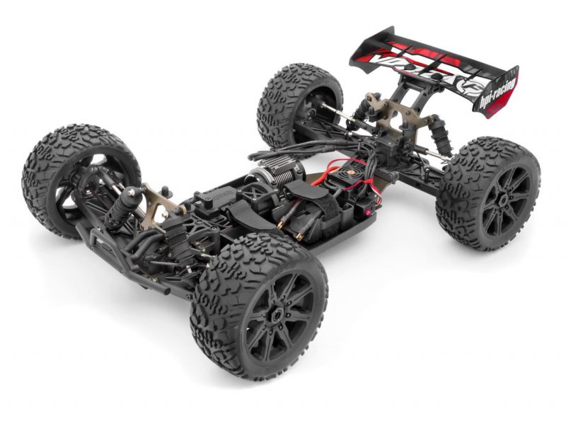 Image 7 of HPI Vorza Flux Truggy, 1/8 Scale 4WD RTR Brushless w/2.4GHz Radio System, Red